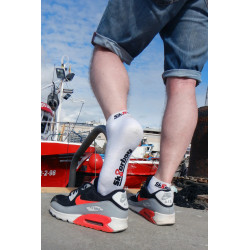 Sk8erboy Chaussettes basses Blanches QUARTER Sk8erboy
